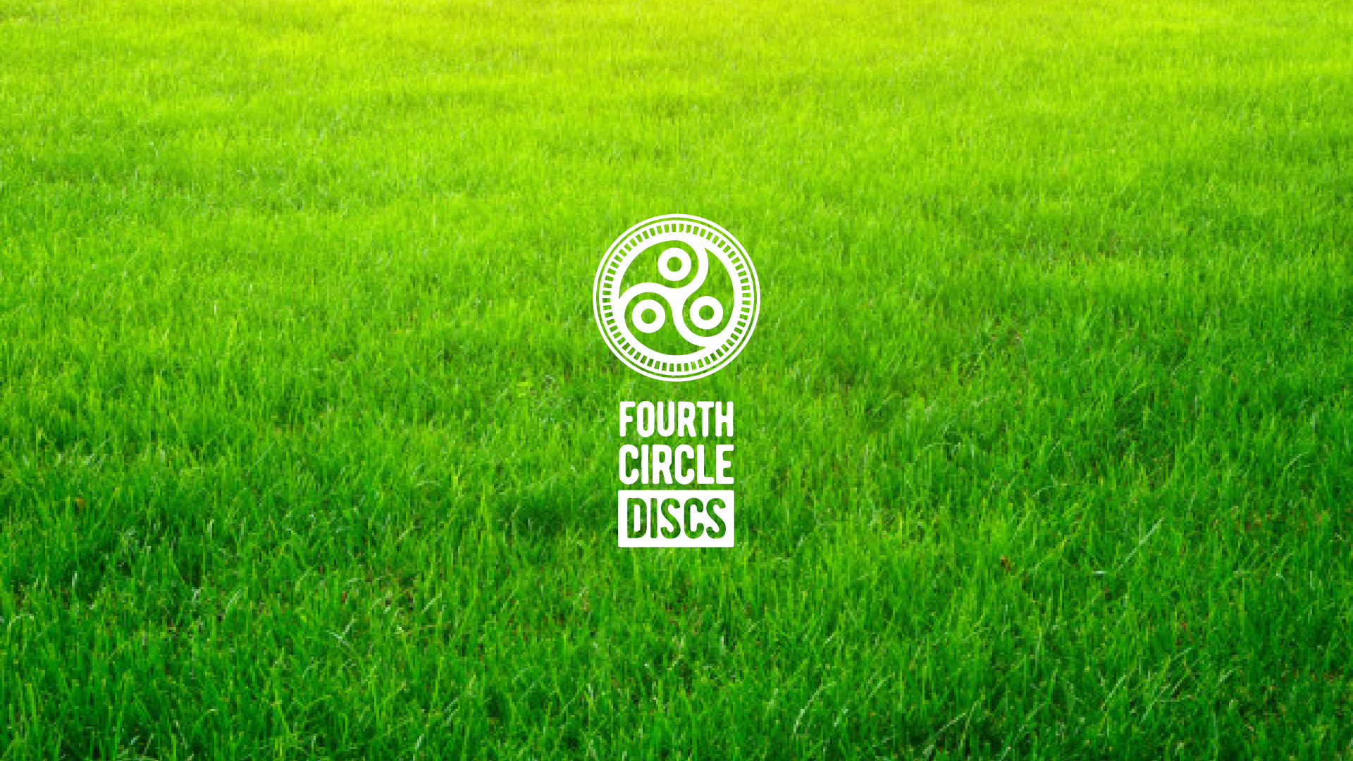 Fourth Circle Discs logo on green grass