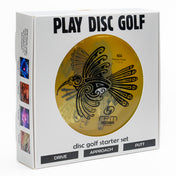 RPM Discs disc golf starter set with a Huia