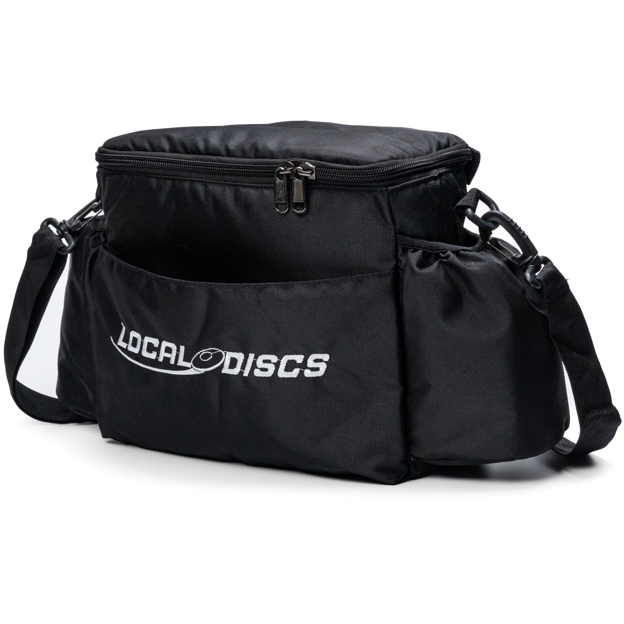 Local Discs shoulder disc golf bag in black