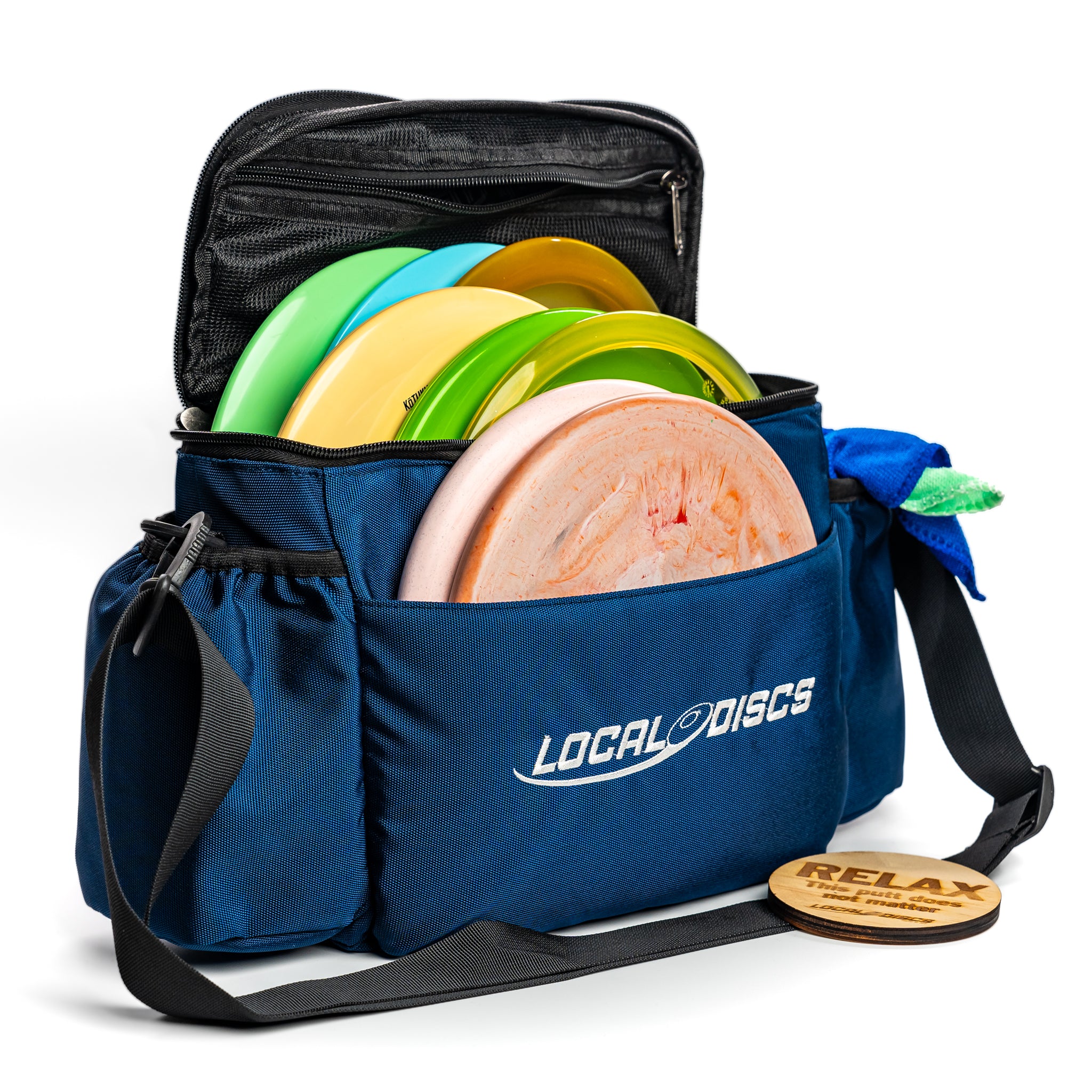 PRO DELUXE Disc Golf Bundle - 8 Discs and Bag Bundle | Local Discs