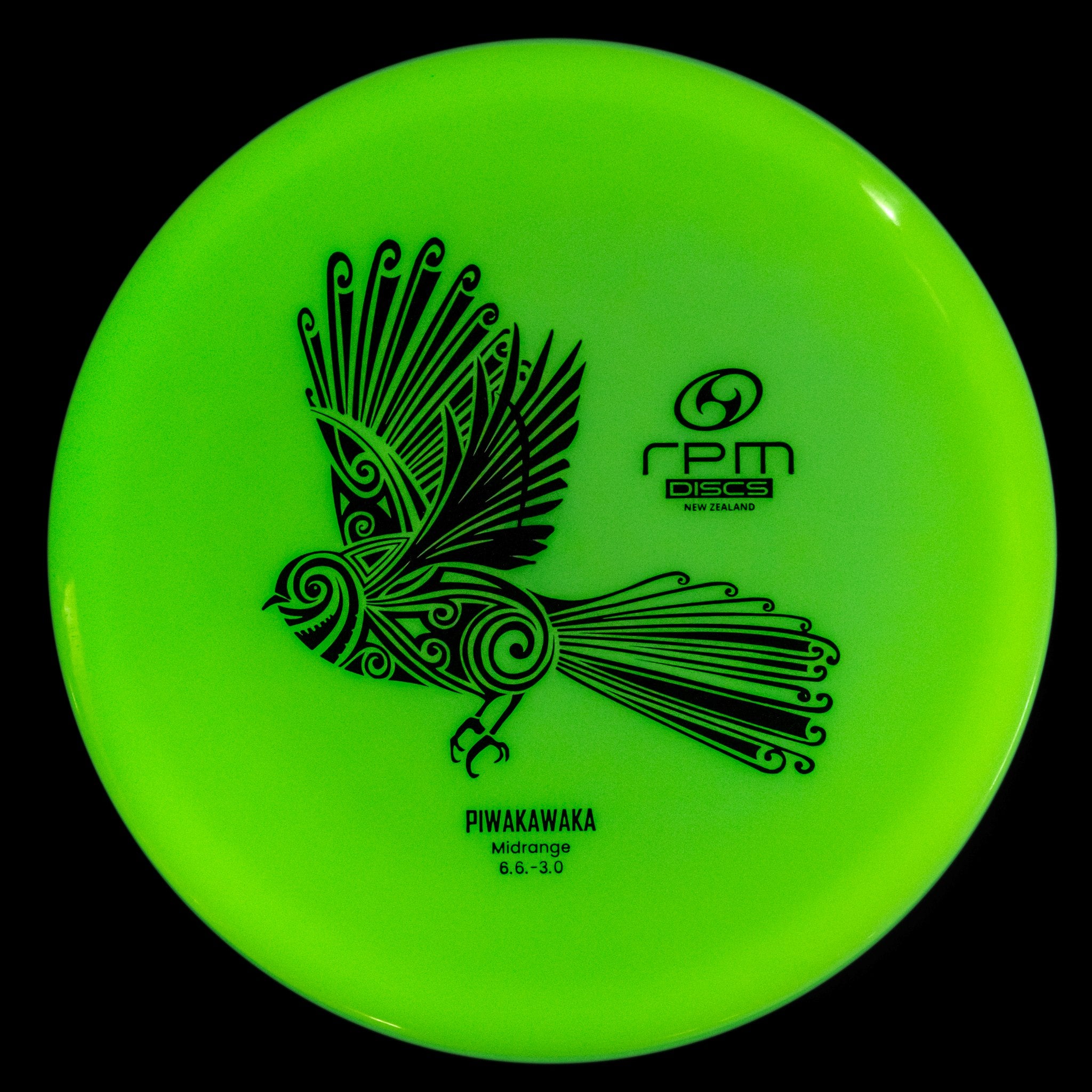 RPM Discs Glow Piwakawaka