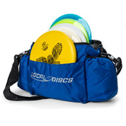 Local Discs Pro Starter Disc Golf Set with blue bag and Ruru putter