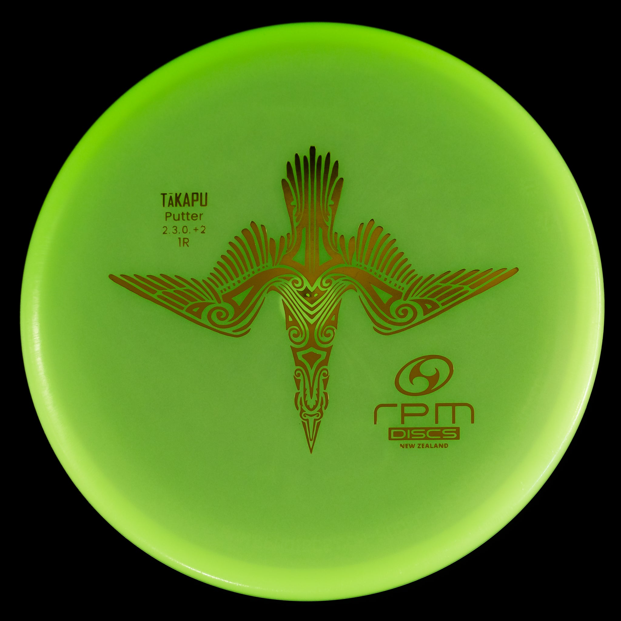 Glow Takapu by RPM Discs Disc Golf Disc Local Discs