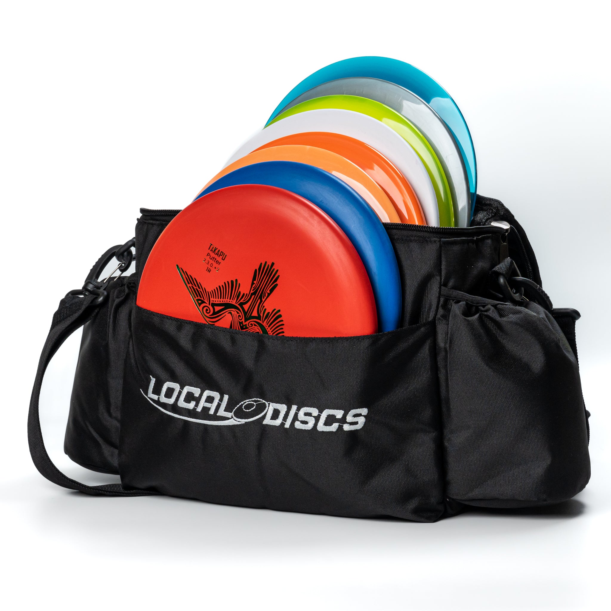 PRO DELUXE Disc Golf Bundle - 8 Discs and Bag Bundle | Local Discs