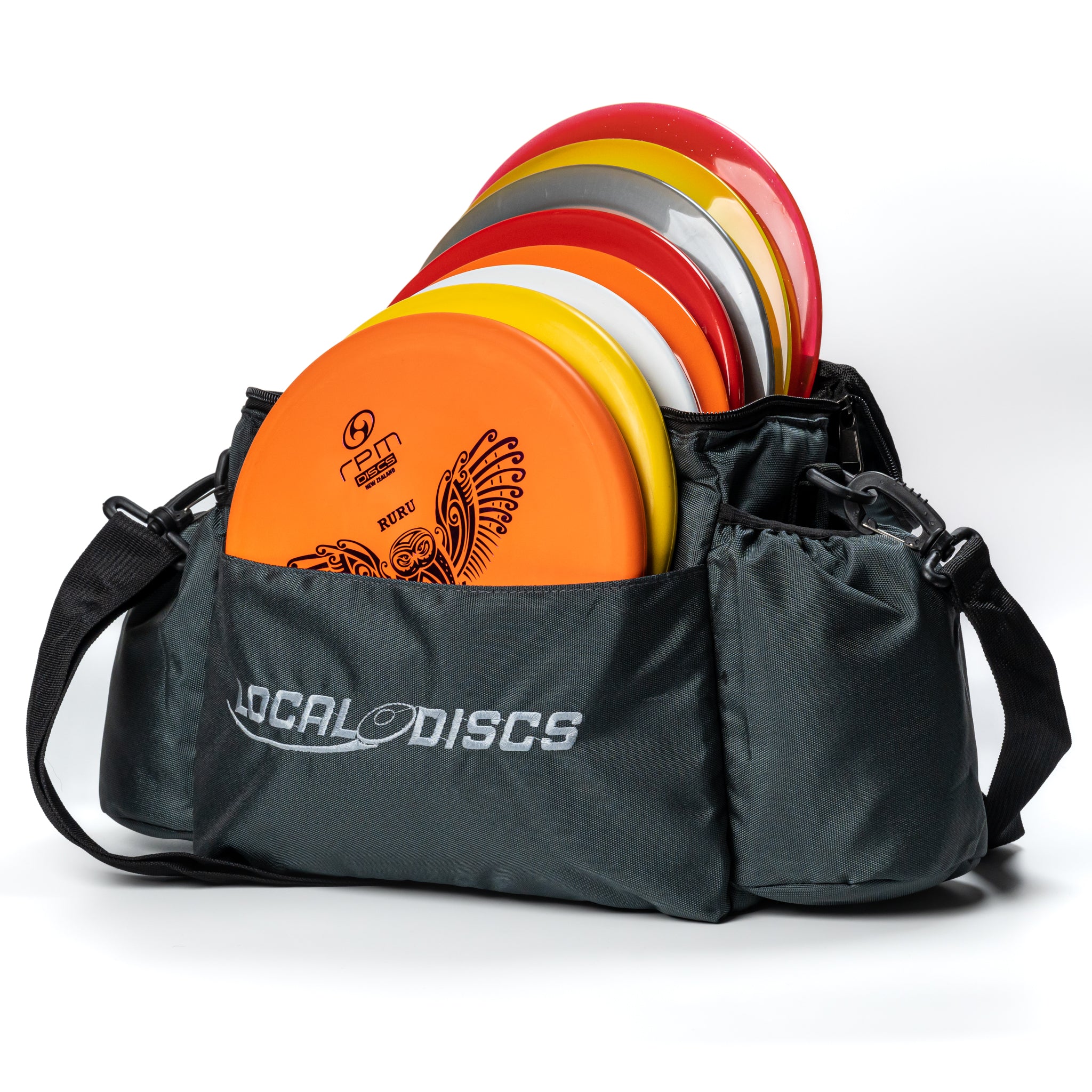 PRO DELUXE Disc Golf Bundle - 8 Discs and Bag Bundle | Local Discs
