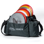 Local Discs Pro Deluxe Disc Golf Set with grey bag and Tui putter